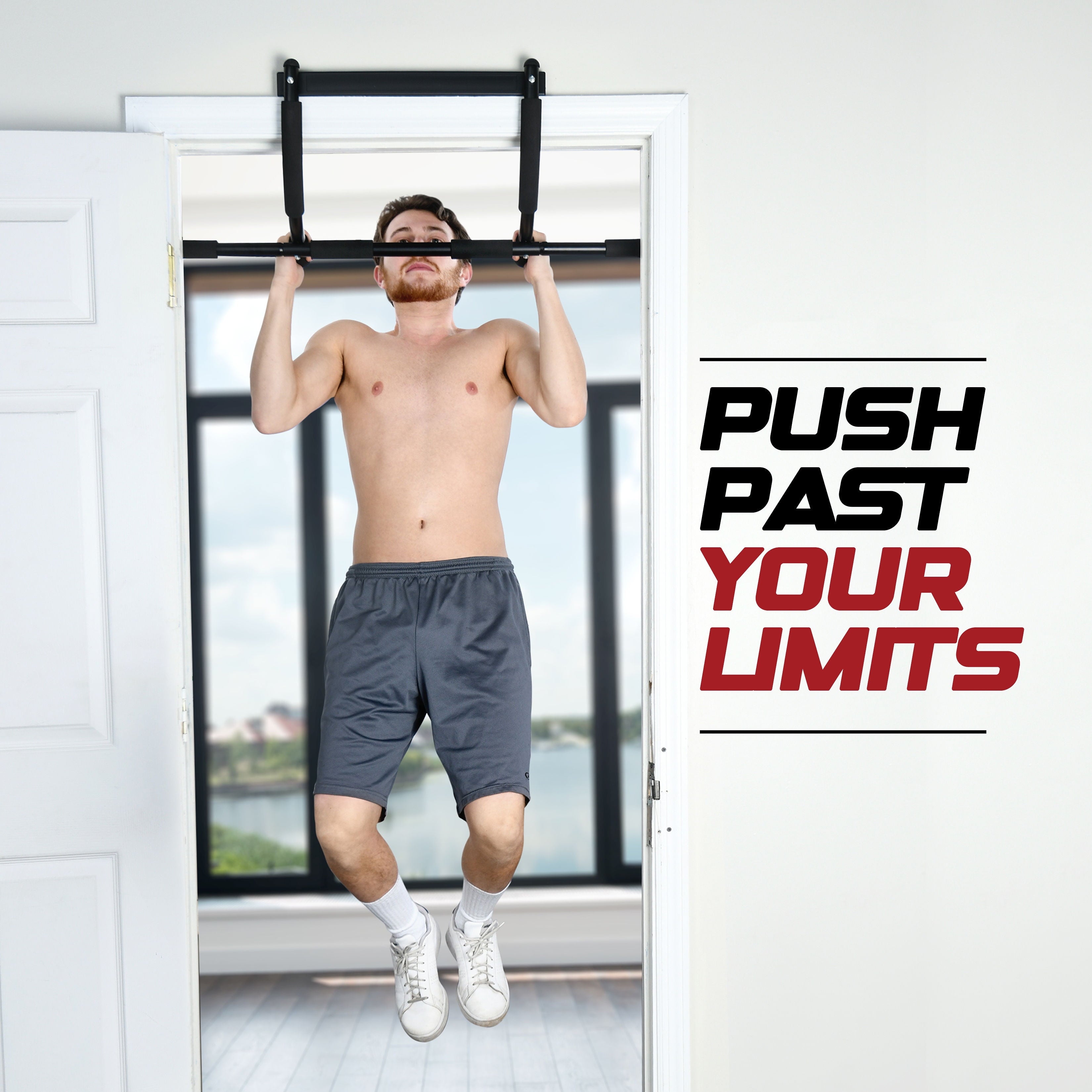 Doorway Pull-Up Bar – No Screws. Just Gains.