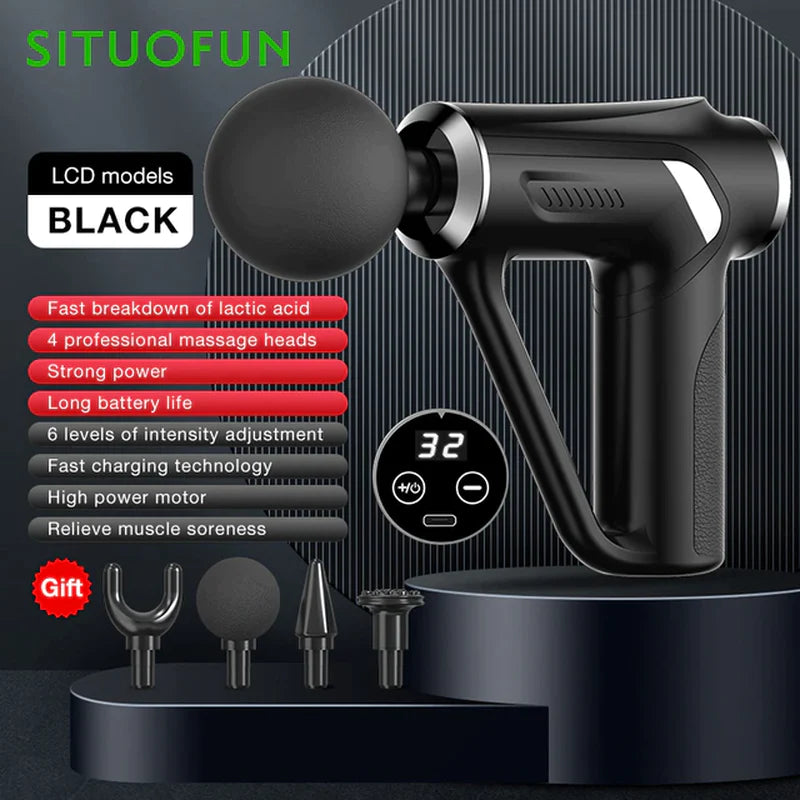 SituoFun Massage Gun – 32 Speed Deep Tissue Massager